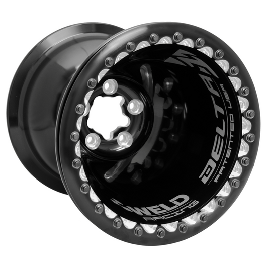 Weld Delta-1 TF 16x16 / 5x5.5 / 4 BS / 3.5 HB - Black - Polished DBL Wheel