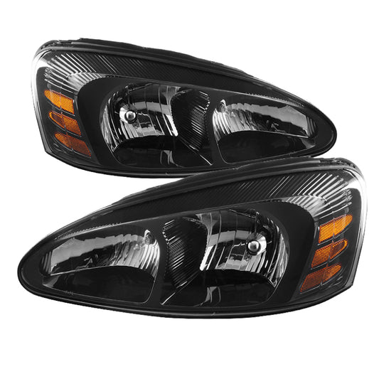 xTune Pontiac Grand Prix 04-08 Crystal Headlights Black HD-JH-PGPRIX04-AM-BK