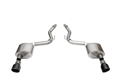 Corsa 2024+ Ford Mustang GT Sport Axle-Back Dual Rear Exit with 4.5in Black PVD Pro-Series Tips