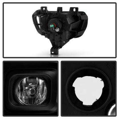 Spyder 19-23 Ford Ranger Halogen OEM Fog Lights w/Switch - Clear (FL-FR19-C)