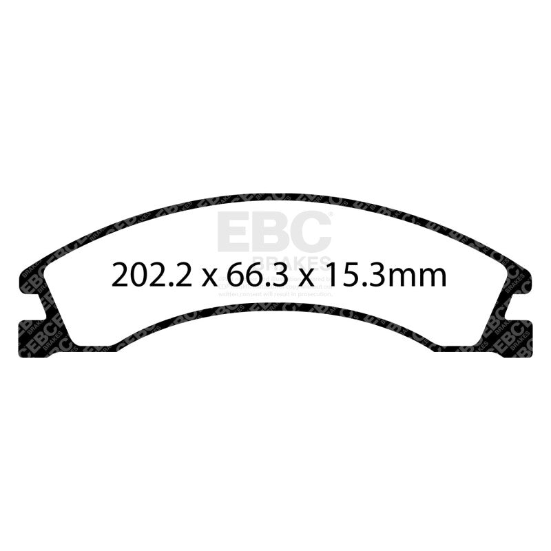 EBC 08+ Ford Econoline E150 4.6 Ultimax2 Rear Brake Pads