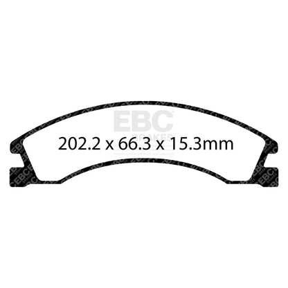 EBC 08+ Ford Econoline E150 4.6 Ultimax2 Rear Brake Pads