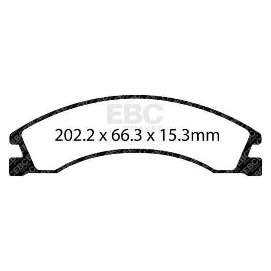 EBC 08+ Ford Econoline E150 4.6 Ultimax2 Rear Brake Pads