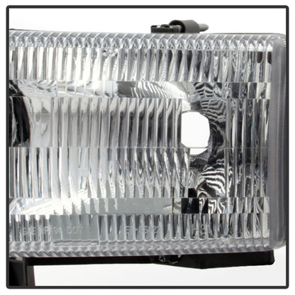 xTune Dodge Ram 1500 94-01 OEM Style Headlights w/ Corner Chrome HD-JH-DR94-OE-C