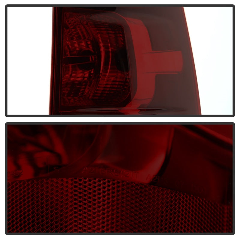 Xtune Chevy Suburban 07-13 OEM Style Tail Lights Red Smoked ALT-JH-CSUB07-OE-RSM