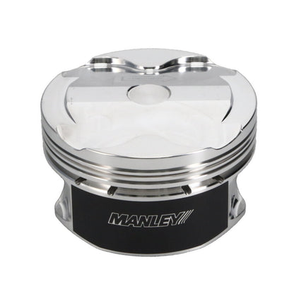 Manley 2018+ Ford Coyote 5.0L 6.75cc Dish 3.700in Bore 12:1 CR 22mm Pin Platinum Ext Duty Piston