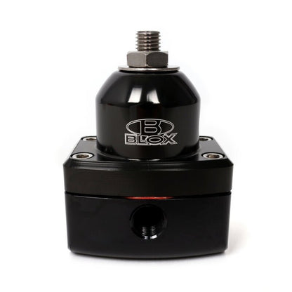 BLOX Racing 2-Port Design Black/Black Adjustable Fuel Pressure Regulator