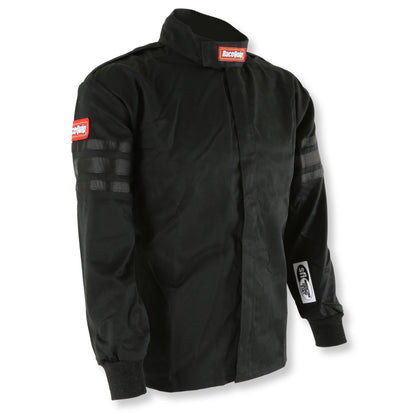 RaceQuip Black Trim SFI-1 JR. Jacket - Kids XXS