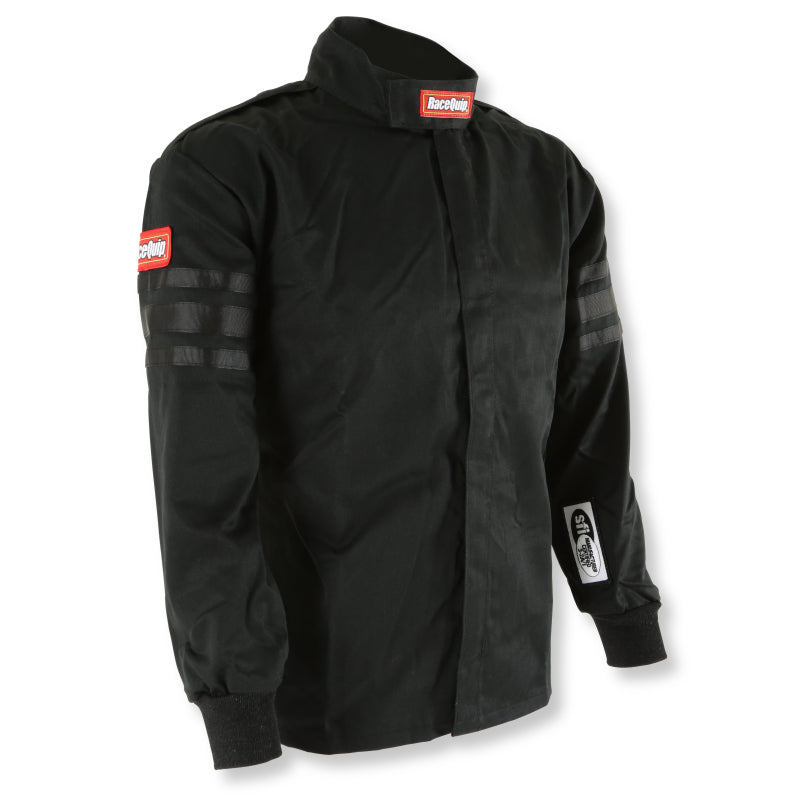 RaceQuip Black Trim SFI-1 JR. Jacket - Kids XL