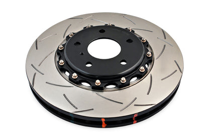 DBA 03-07 350Z / 03-04 G35 w/ Brembo Front Slotted 5000 Series 2 Piece Rotor Assembled w/ Black Hat