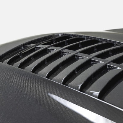 Anderson Composites 15-20 Ford Mustang Shelby GT350/GT350R Type GT5 Double Sided Carbon Fiber Hood