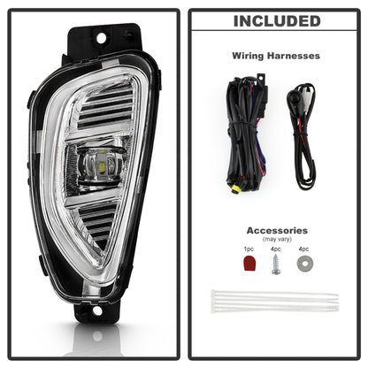Spyder 20-22 Ford Escape OEM Style LED Fog Lights w/Switch - Clear (FL-FESC20-LED-C)