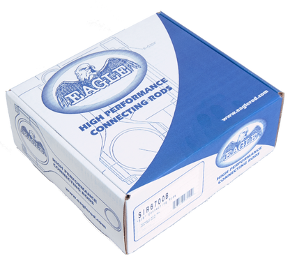 Eagle Chevrolet BB 6.700in 6.700in 5140 Steel 7/16in Bolts I-Beam Connecting Rods - Set of 8