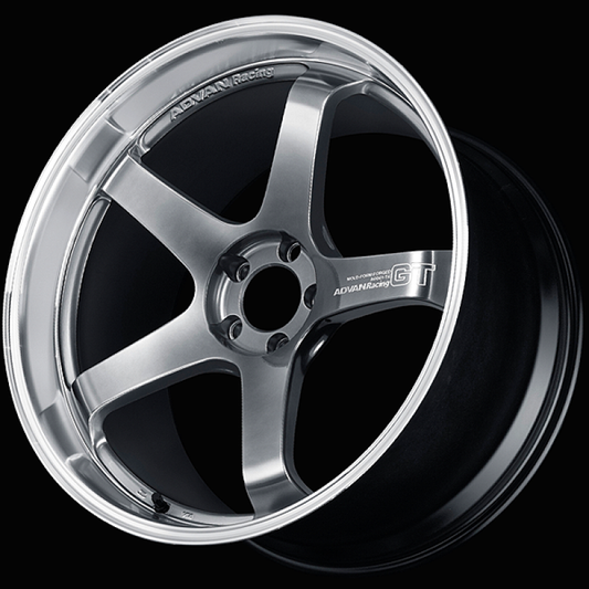 Advan GT Premium Version 19x10.0 / +35 ET / 5x114.3 / 73mm Bore / Machining and Hyper Platinum Black