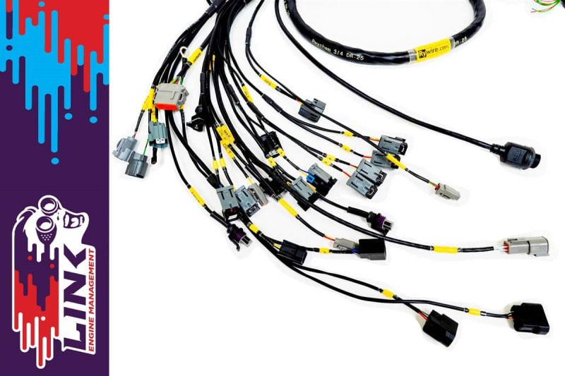 Rywire Honda B-Series NA w/Link G4+ Eng Harn (4 Inj No EMAP/Boost/ Adapter Req / Drop Ship Only)