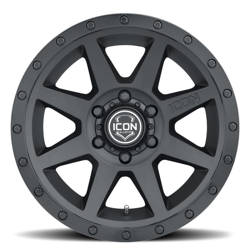 ICON Rebound 18x9 6x135 6mm Offset 5.25in BS 87.1mm Bore Double Black Wheel