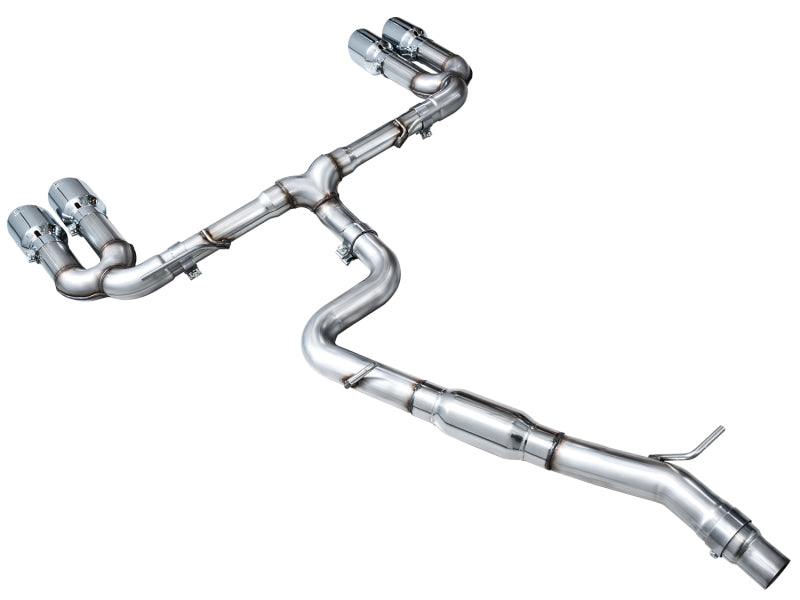 AWE Tuning 22-24 Audi 8Y S3 Track Edition Exhaust - Chrome Silver Tips