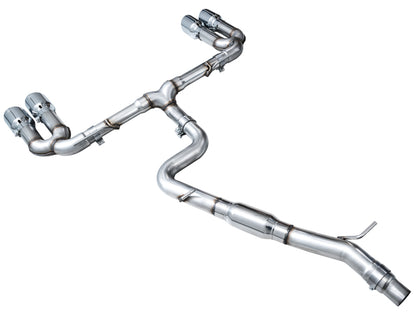 AWE Tuning 22-24 Audi 8Y S3 Track Edition Exhaust - Chrome Silver Tips
