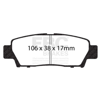 EBC 95-96 Toyota Avalon 3.0L Ultimax Rear Brake Pads