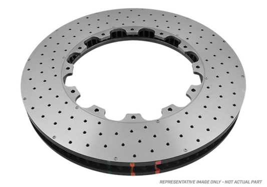 DBA 06-11 Jeep Grand Cherokee SRT 8 Front Cross Drilled & Dimpled 5000 XD Series Ring