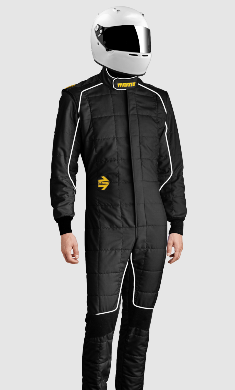 Momo Corsa Evo Driver Suits Size 56 (SFI 3.2A/5/FIA 8856-2000)-Black