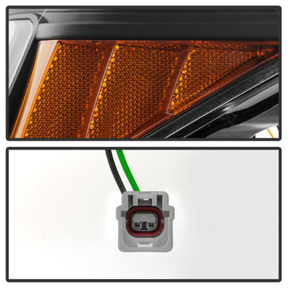 Spyder 05-08 Nissan Frontier/05-07 Pathfinder Projector Headlights - BLK (PRO-YD-NF05V2SI-SEQGR-BK)