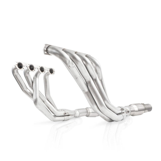 Stainless Works 79-93 Ford Mustang Headers -1-7/8 in Primaries 2 O Clock Trick Flow HP
