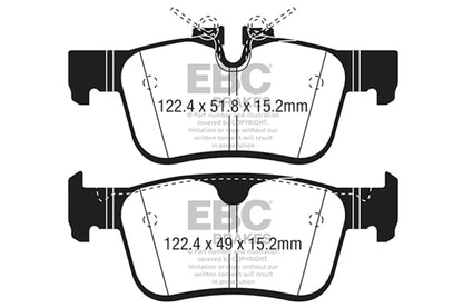 EBC 2017+ Volvo S90 2.0L Turbo Yellowstuff Rear Brake Pads