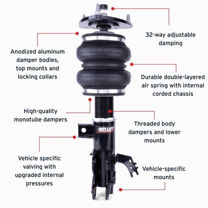 Air Lift Performance 19-25 Lexus ES300H/ES350 Front Air Suspension Kit