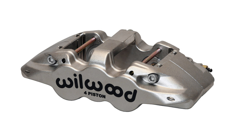 Wilwood Caliper-Aero4-ST-R/H-Nickel (.80 Thk Pad) 1.88/1.75in Pistons 1.25in Disc