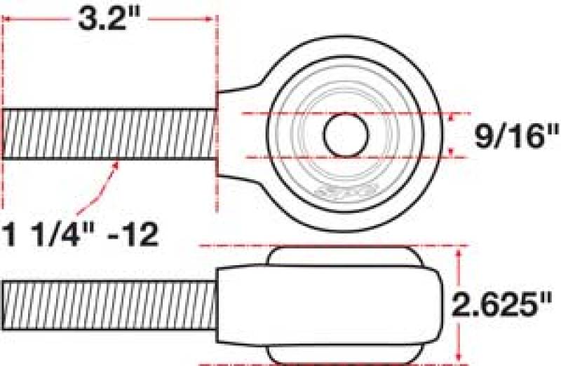 SPC Performance XAXIS Rod End Ball Joint