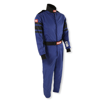 RaceQuip Blue SFI-1 1-L Suit - Medium Tall