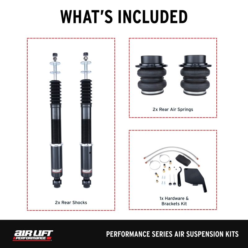 Air Lift Performance 13-15 Acura ILX Air Suspension Rear Kit