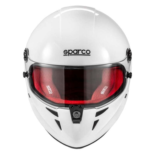 SPARCO Stealth RF 8859 Helmet - Medium Large - White/Red