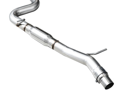 AWE Tuning MK8 Volkswagen Golf R 3in Touring Edition Quad Exhaust - Chrome Silver Tips