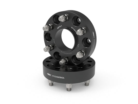 aFe CONTROL Wheel Spacers Chevrolet 1500 19-25 6x5.5mm CB 78.1mm 1-1/2 IN Thickness
