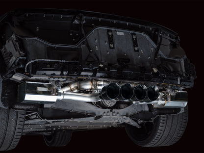 AWE Tuning 2023 C8 Corvette Z06 SwitchPath Cat-Back Exhaust - Diamond Black Tips