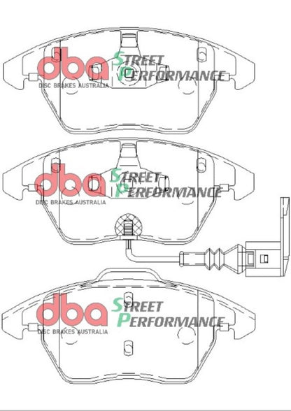 DBA 06-13 Volkswagen GTI (MkV/MkVI) SP Performance Front Brake Pads