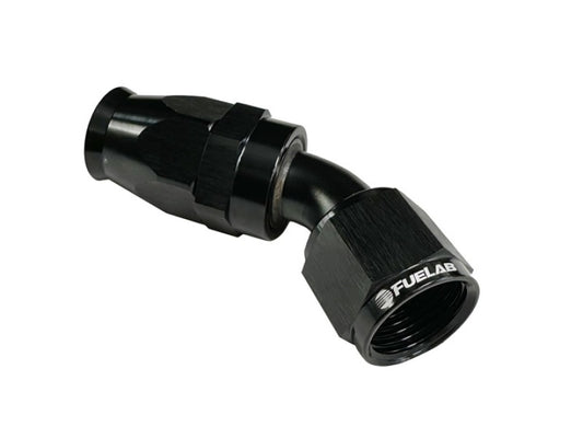 Fuelab PTFE Swivel Hose End Fitting - 45 Degree - 12AN
