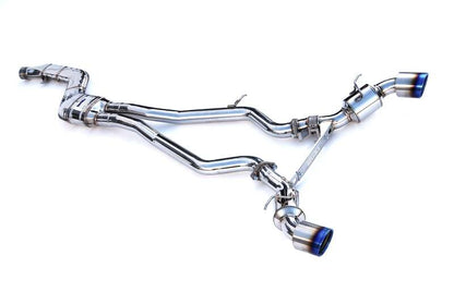 Invidia 2019+ Toyota Supra Dual N1 w/ Valve Rolled Titanium Tip Cat-back Exhaust