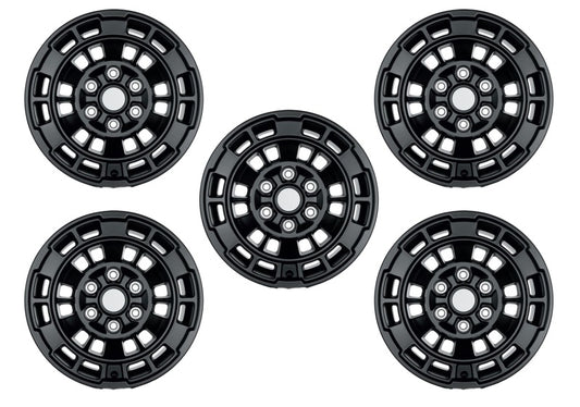 Ford Racing 21-24 Bronco 17in x 8.5in Matte Black Wheel Kit