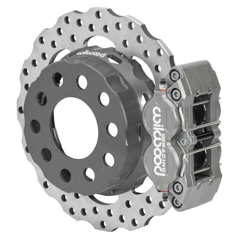 Wilwood Olds/Pont Dynapro SA Lug Drive Dynamic Single Rear Drag Brake Kit - 2.81 Offset/.68 Stud