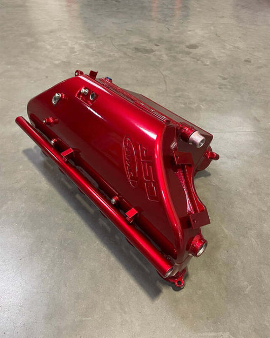 CSF BMW M2/M3/M4 S58 (G8X) Charge-Air Cooler Manifold - Candy Apple Red