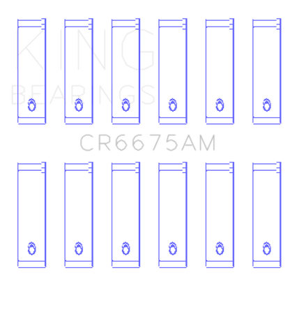 King Engine Bearings Chrysler 3.3/3.8 V6 (Size +1.0mm) Connecting Rod Bearing Set