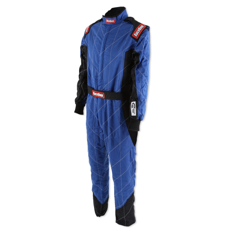 RaceQuip Blue Chevron-5 Suit SFI-5 - Large