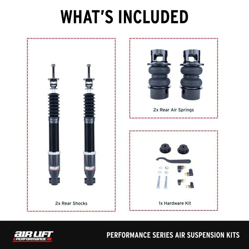 Air Lift Performance 16-24 Chevy Camaro Air Suspension Rear Kit