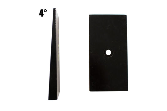 Fishbone Offroad Universal 4in Leaf Spring Shim - Black