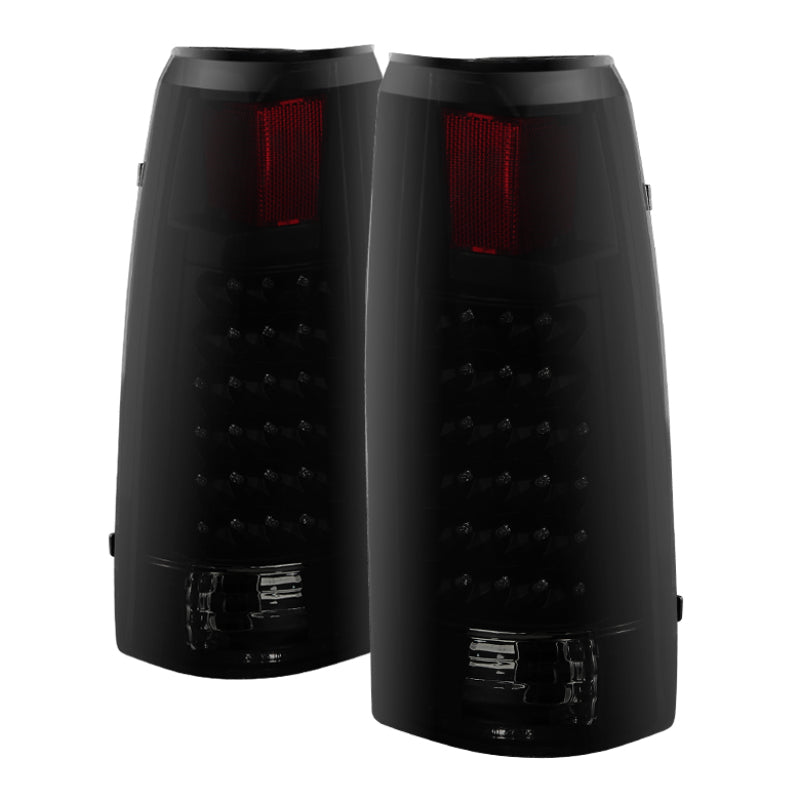 xTune Yukon Denali 99-00 LED Tail Lights Black Smoked ALT-JH-CCK88-LED-BKSM