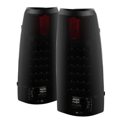 xTune Yukon Denali 99-00 LED Tail Lights Black Smoked ALT-JH-CCK88-LED-BKSM