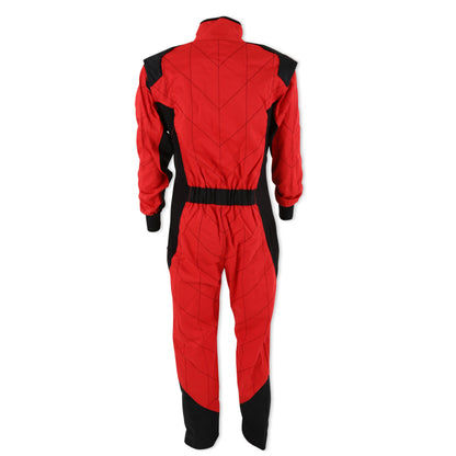 RaceQuip Red Chevron-1 Suit - SFI-1 Medium